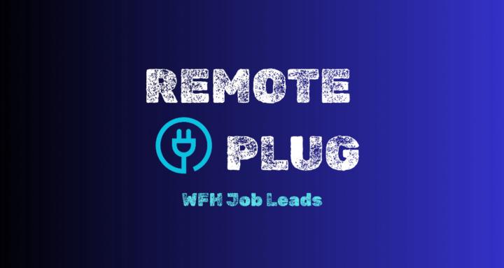 Remote Plug - WFH Job Leads