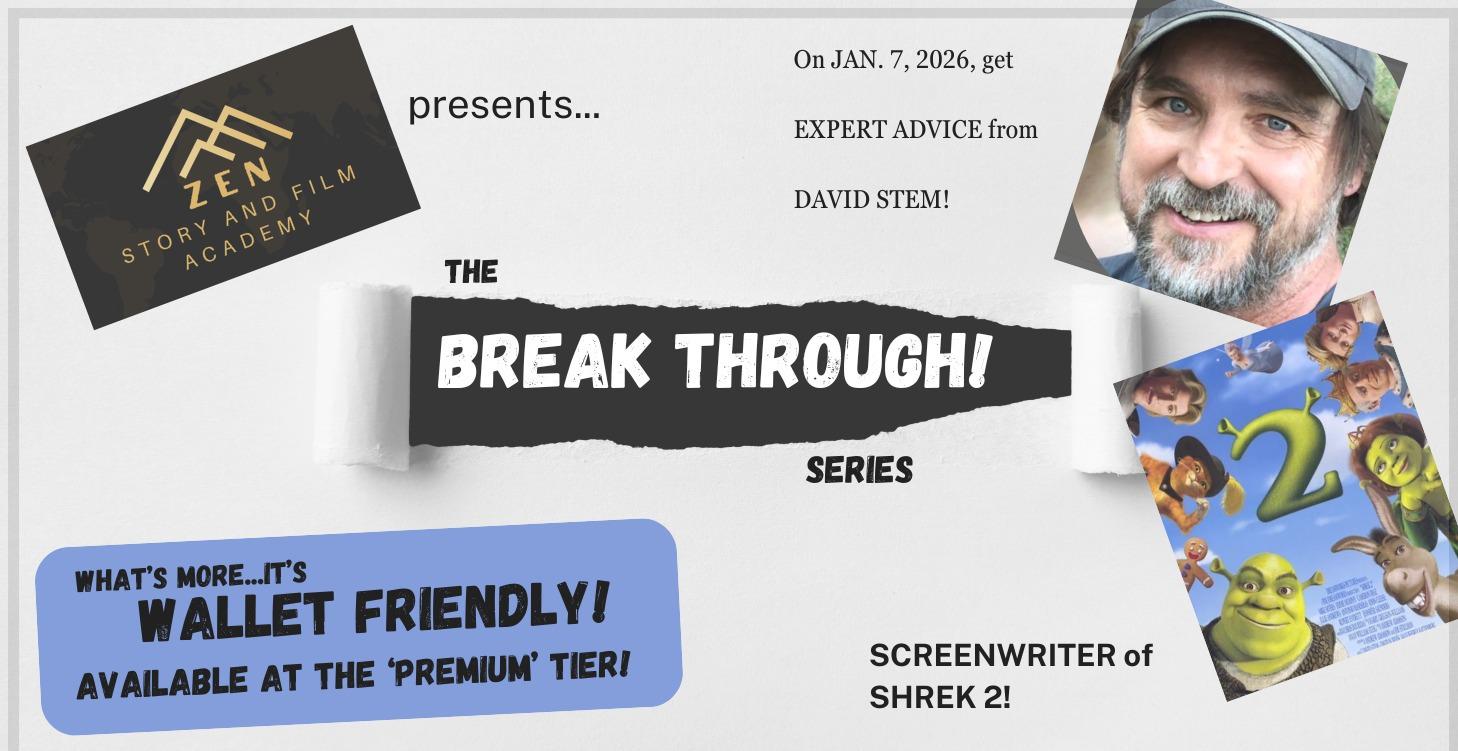 Breakthrough Series w David Stem! JAN 7 2026