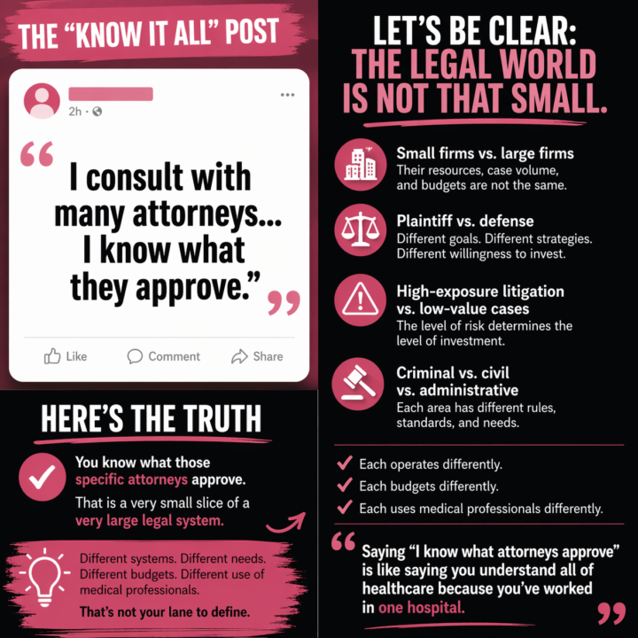 MYTH BUSTING #1: What’s Being Said in Legal Nurse Facebook Groups 👇