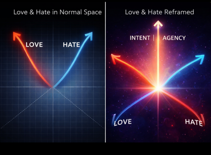 Love and Hate as Neighboring Vectors  Ontological Metric-Design, Engagement Objective Functions, and the Human–Algorithm Co-Design Problem