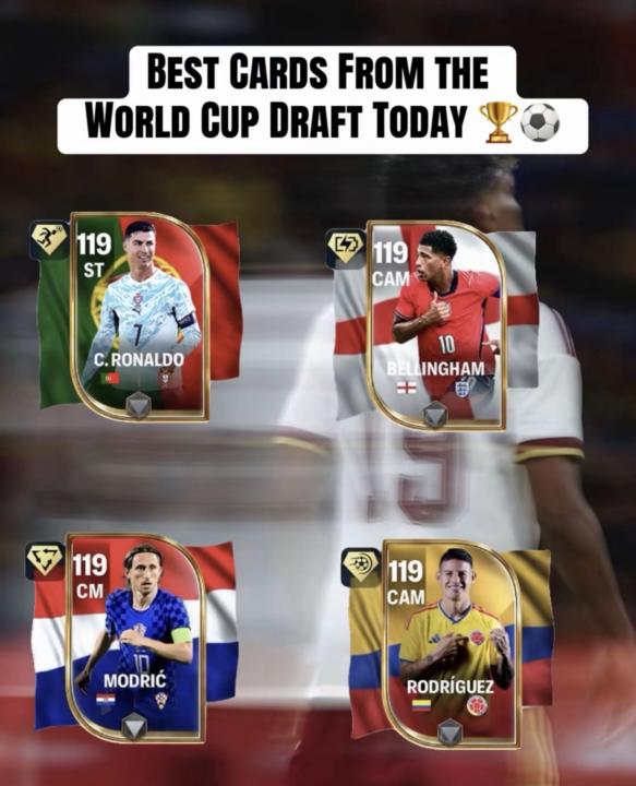 Best Cards from the World Cup Team Draft K