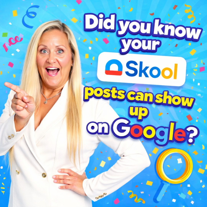 Did you know your Skool posts can show up on Google? 🤯