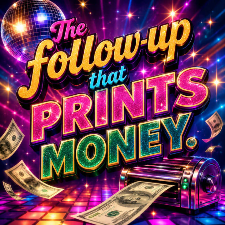 The Follow-Up That Prints Money 🤑