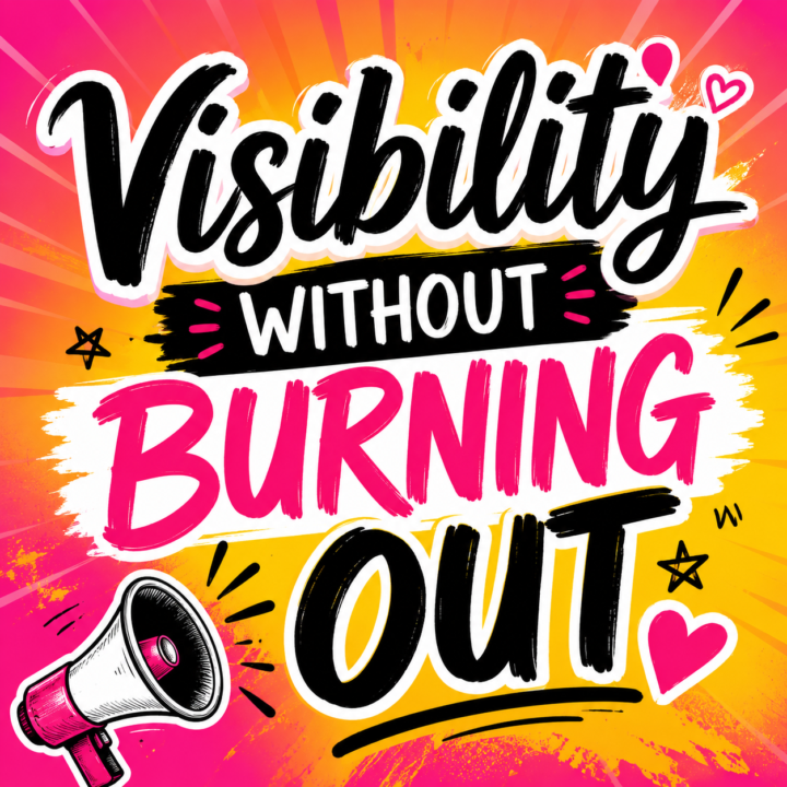 Visibility Without Burning Out 🔥