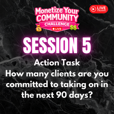 ✅ Challenge Workshop Session 5 Action Task