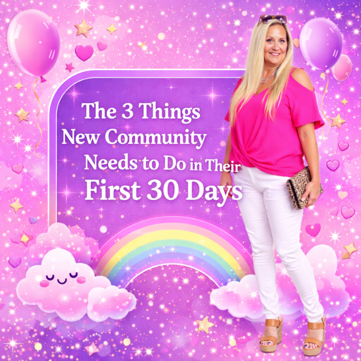 🔥 The 3 Things Every New Community Builder Needs to Do in Their First 30 Days