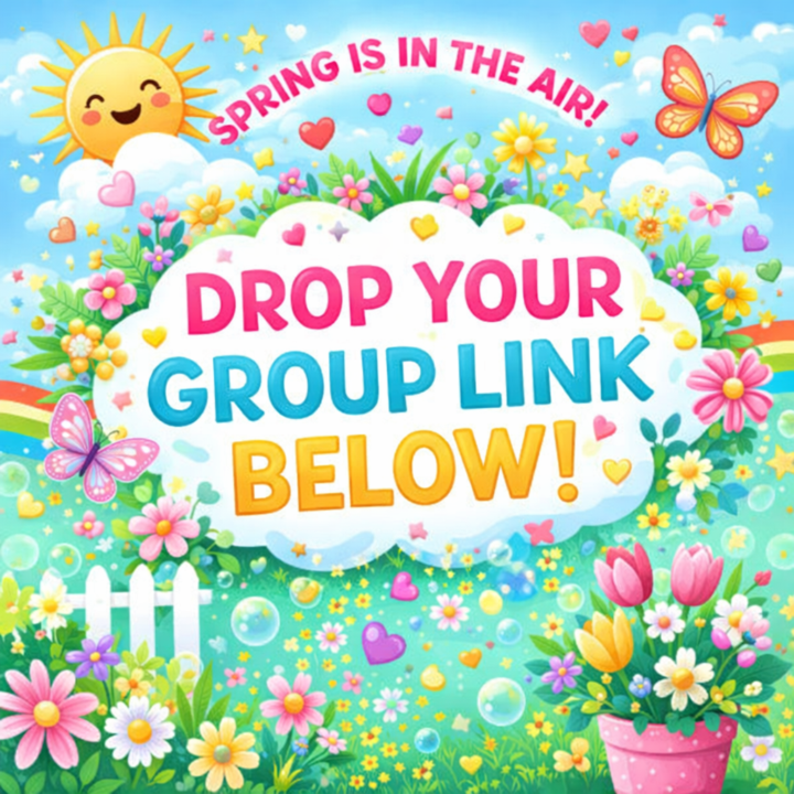 🚨DROP YOUR GROUP LINK BELOW! 👇