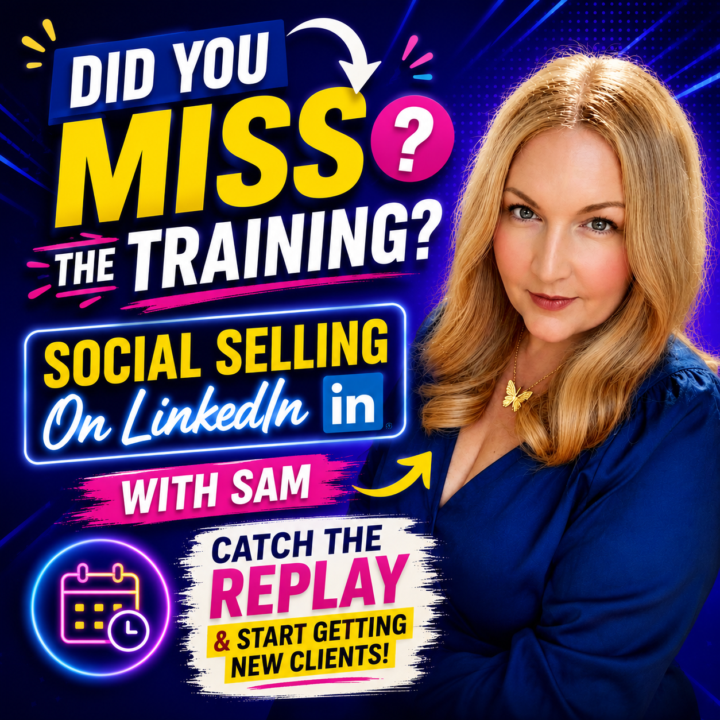 🚨 Missed the LinkedIn Sam Rathling Training? Replay is READY! 💪