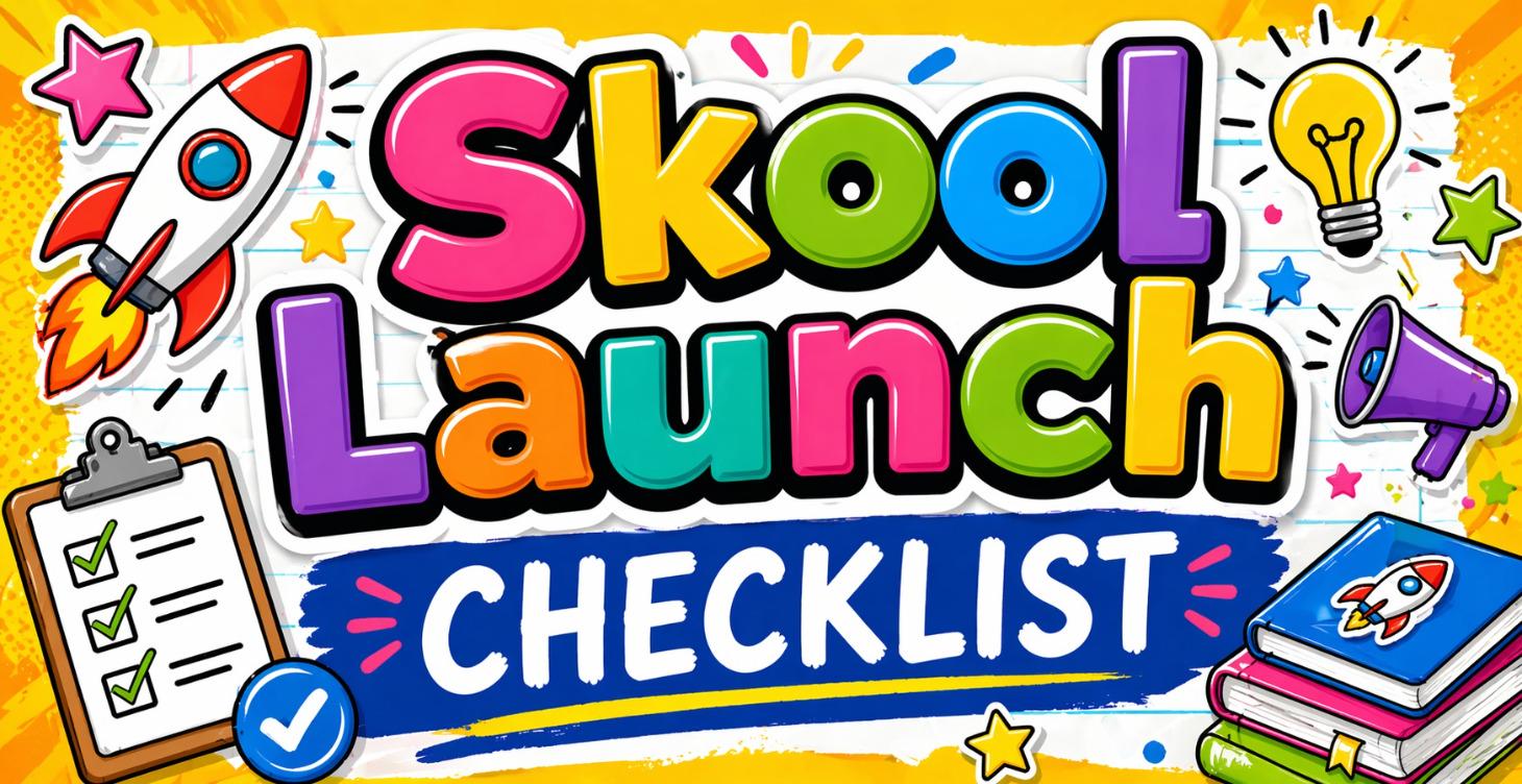 Skool Launch Checklist