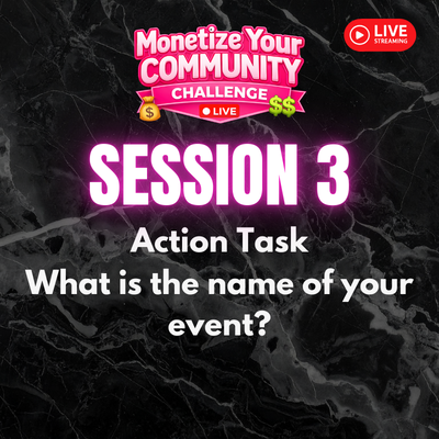 ✅ Challenge Workshop Session 3 Action Task