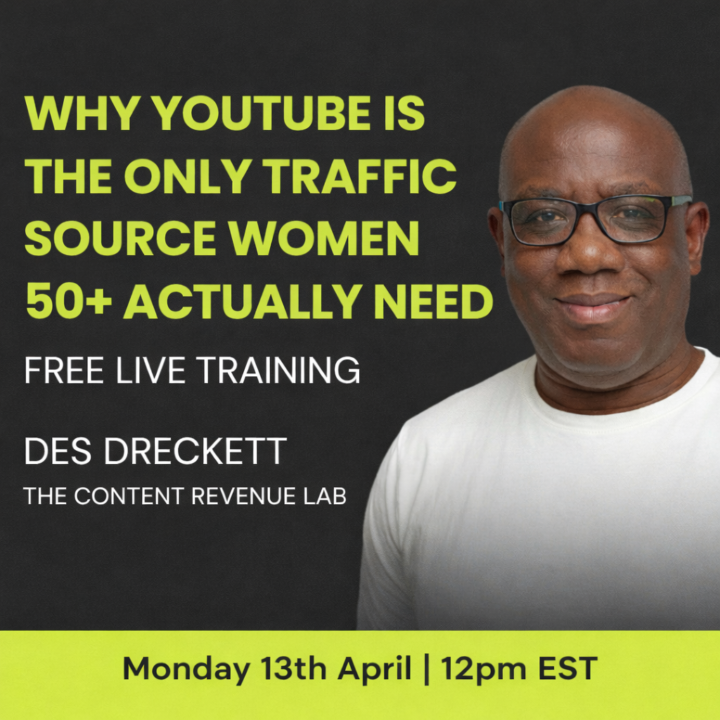 Why YouTube Is the Only Traffic Source Women 50+ Actually Need 👀