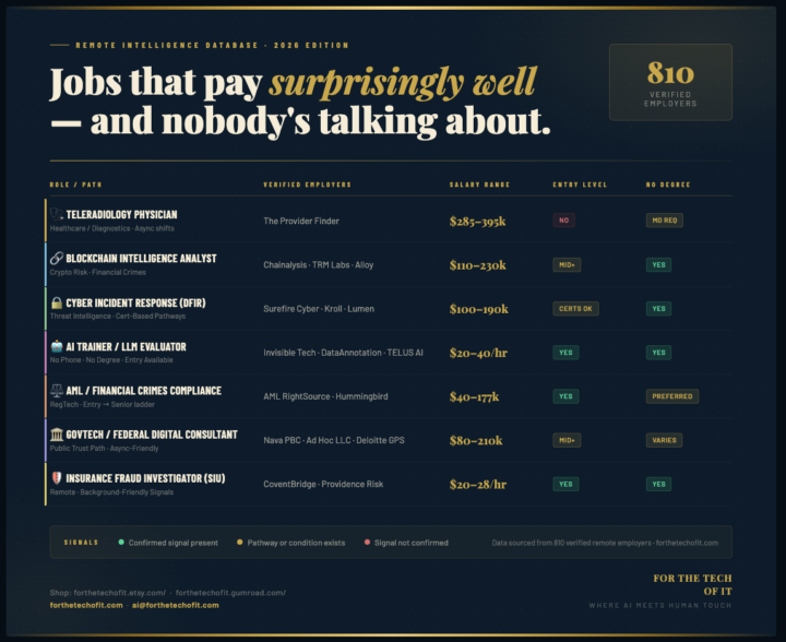 Jobs that pay surprisingly well — and nobody talks about them. Here's what the data actually shows.