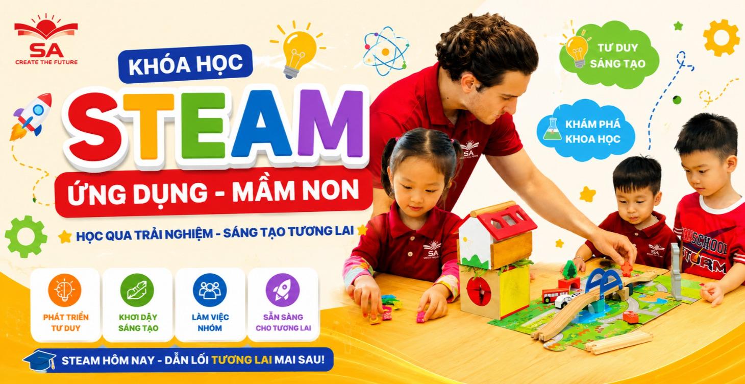 ỨNG DỤNG STEAM CHO GIÁO VIÊN MẦM NON