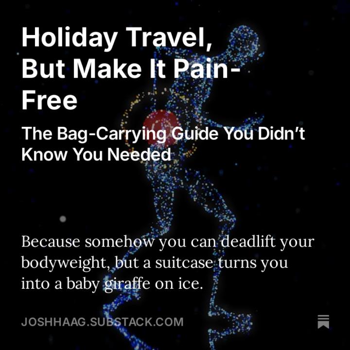 Travel this holiday, PAIN FREEEEE