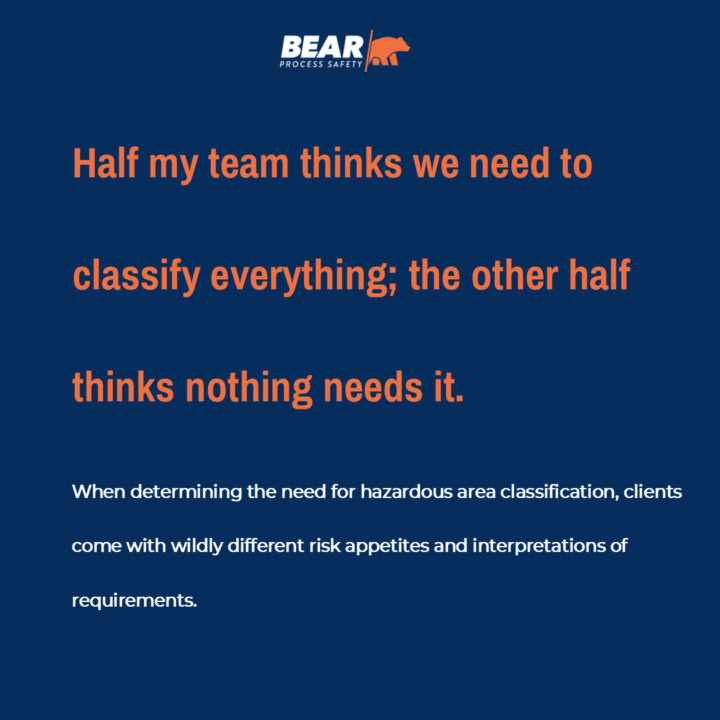 "Half my team thinks we need to classify everything; the other half thinks nothing needs it."