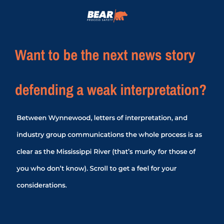 Want to be the next news story defending a weak interpretation?