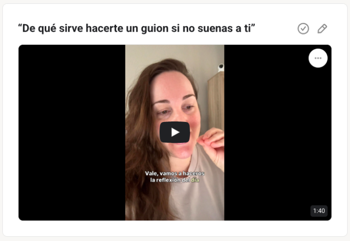 Nuevo vídeo-reflexión de La Mente de Míriam