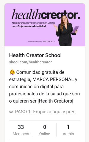 Ya somos más de 30 personas 👏🏻 🎉