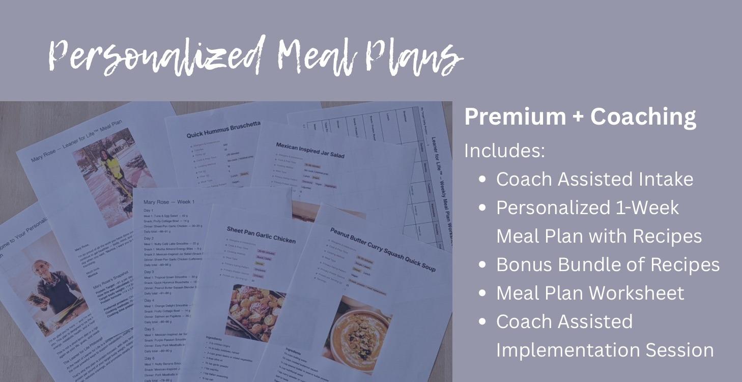 Personalized Leaner for Life Meal Plan-Premium