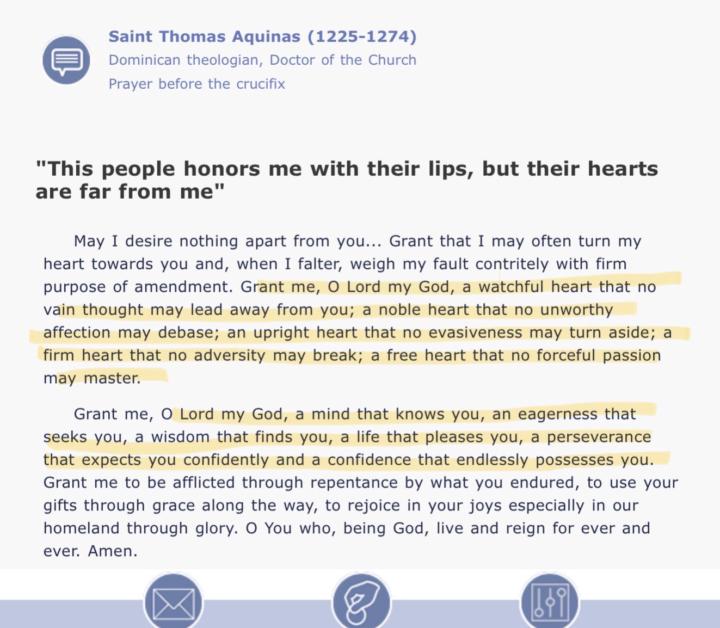 May I desire nothing apart from you...