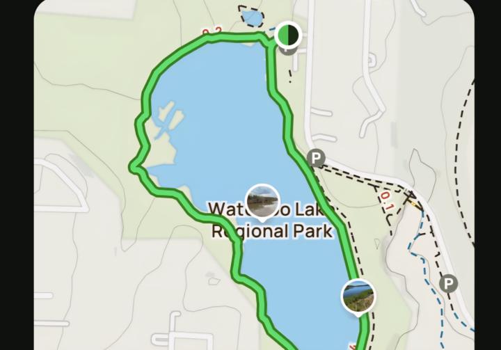 Waterloo lake trail 