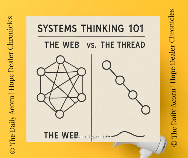 Systems Thinking - THE WAY WE’RE TAUGHT TO THINK