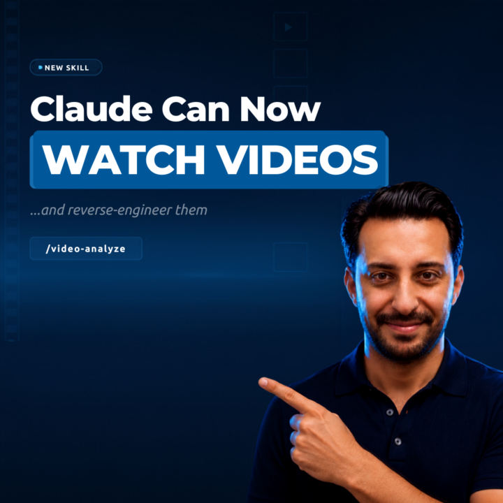 Skill of the Week- Claude can now WATCH & ANALYZE Videos