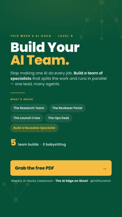 Why one AI doing everything keeps giving you average work