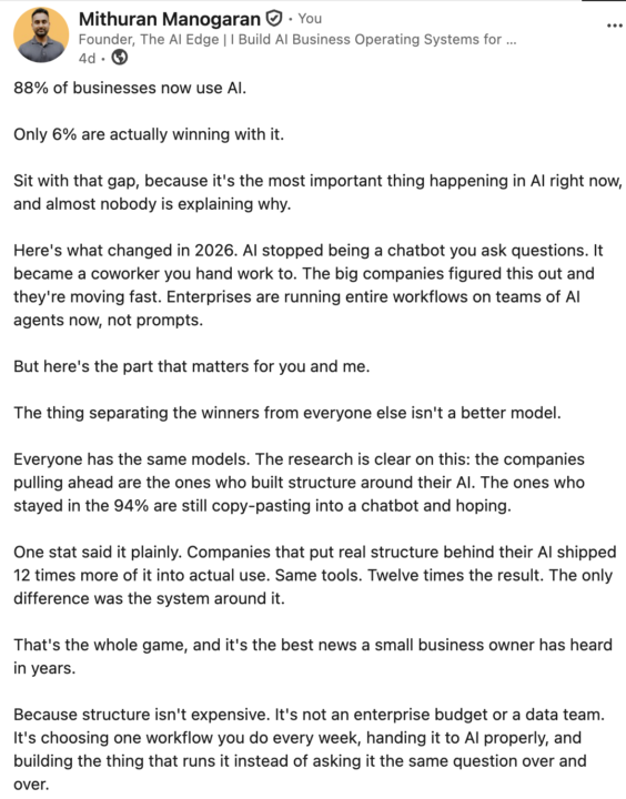 My Linkedin Post Just Went VIRAL...