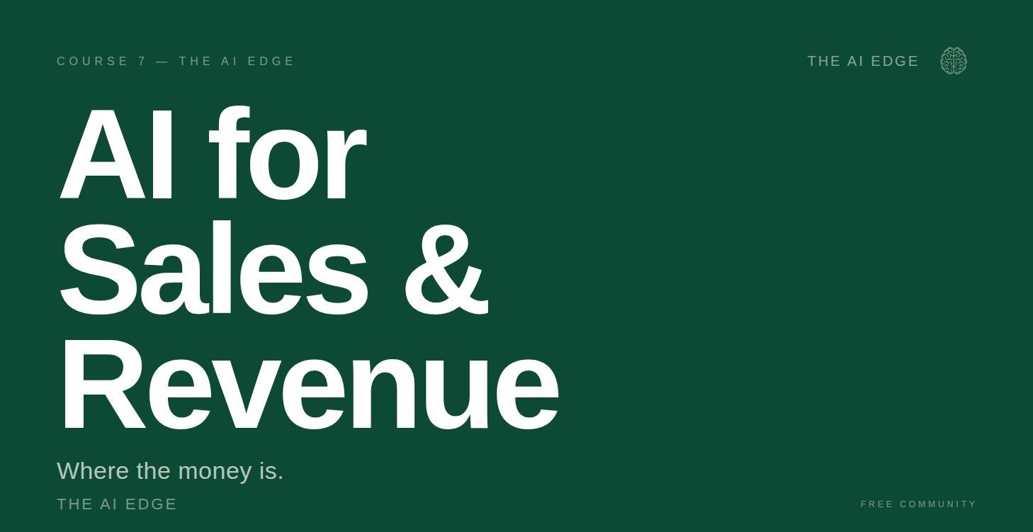 AI for Sales & Revenue