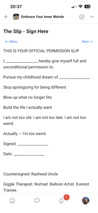 I couldn’t sign it