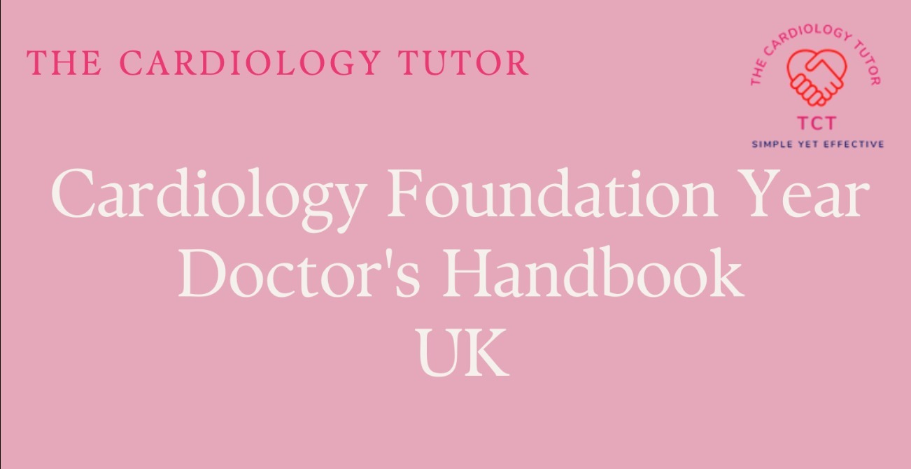 📘 EBOOK: Cardiology Resident Doctors Handbook UK