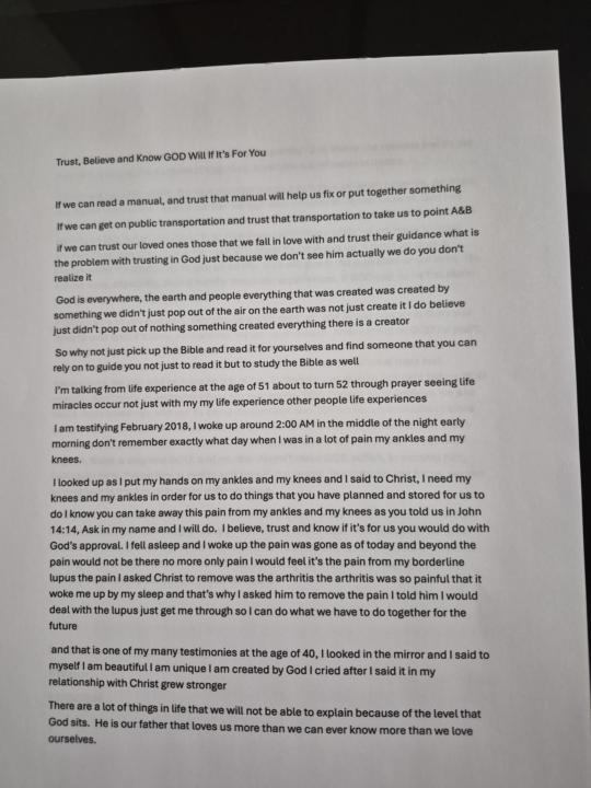 Believe Trust and Know GOD part 1