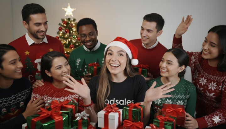 🎄 Santa llegó temprano a Leadsales Academy…