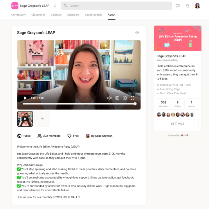 New Video on About Page! 😍