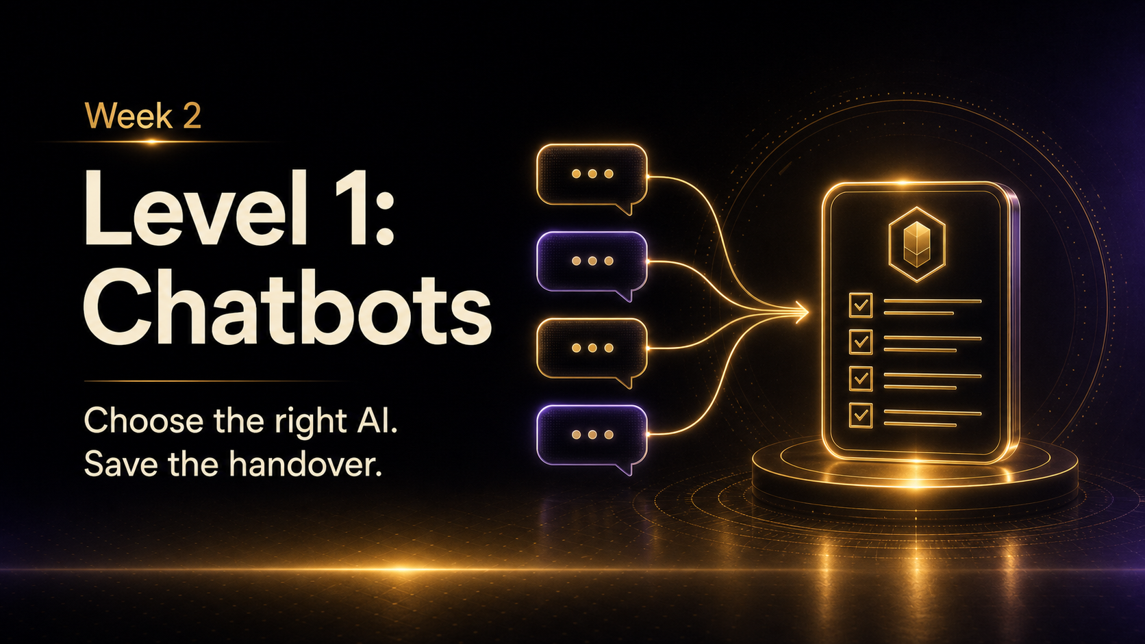 Week 2: Level 1 - Chatbots