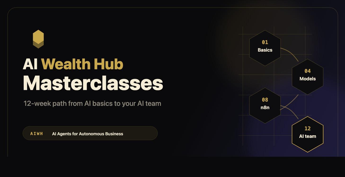 AI Wealth Hub Masterclasses