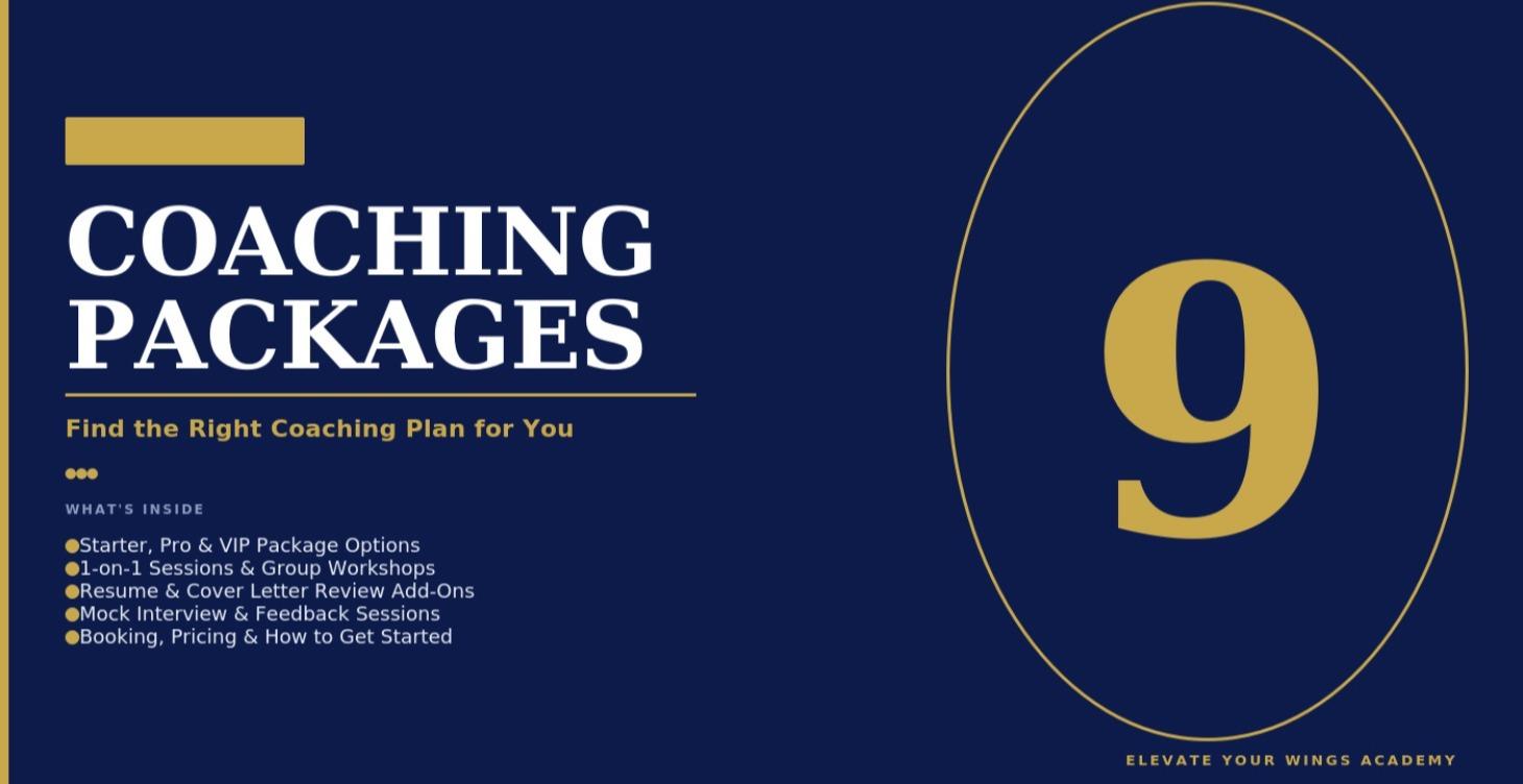 Module 9 - Coaching Packages