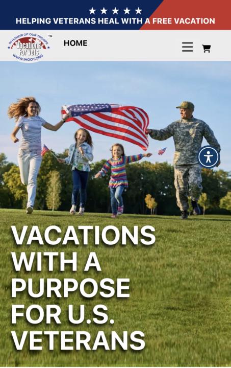 VACATIONS WITH A PURPOSE FOR U.S. VETERANS