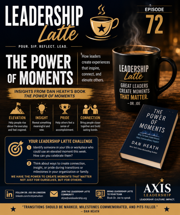 Motivation Monday: Leadership Latte #72: The Power of Moments