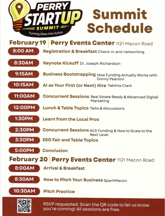 Perry "StartUp" Summit - 2-day - No Cost Event