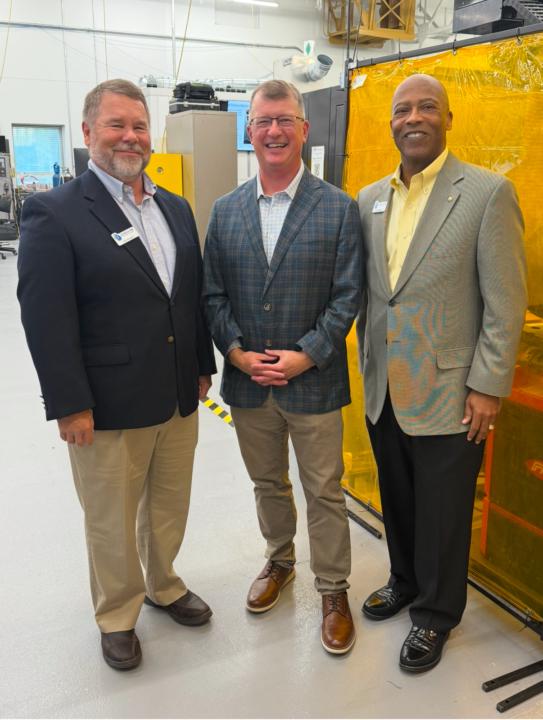 Ribbon-cutting ceremony for the public grand opening of the AI Manufacturing Pilot Facility