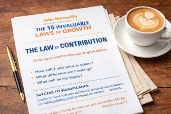 Motivation Monday: Leadership Latte #49: Law of Contribution