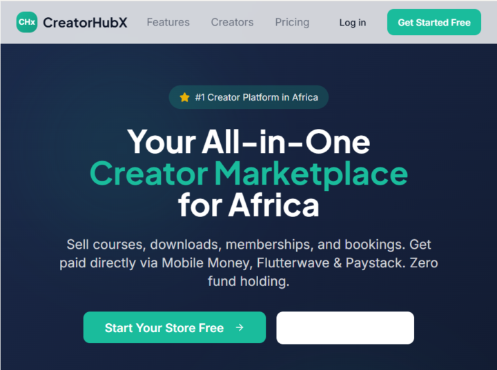 For the love of Africa - Our own online store platform