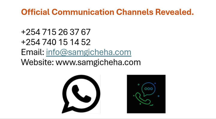 Official Communication Channels REVEALED