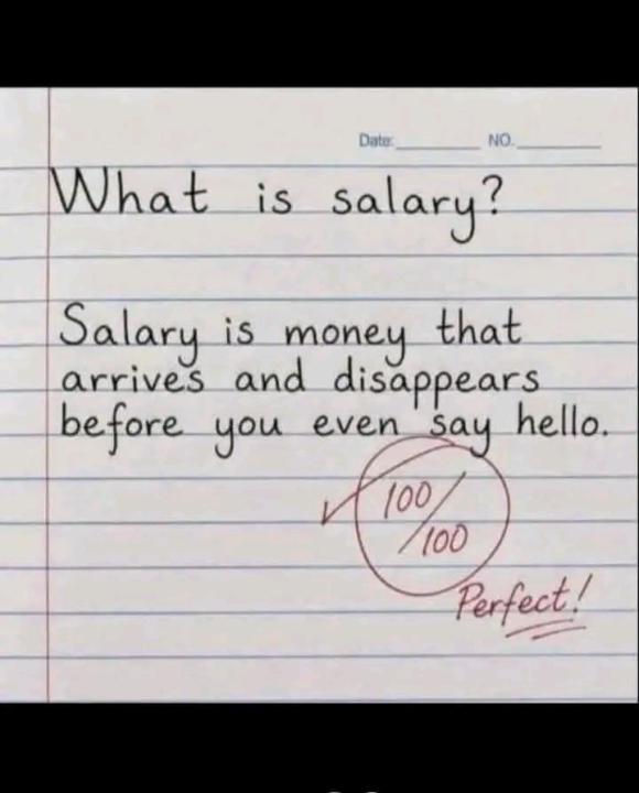 Salary reality 