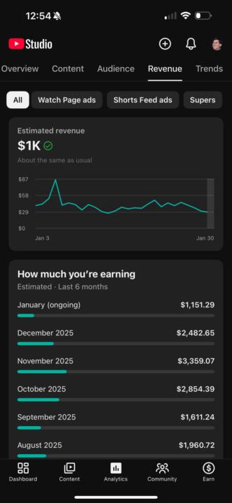 Consistent YouTube Automation Income 💰 Proof of Earnings