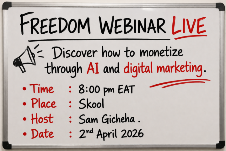 🛑Freedom Webinar Live .