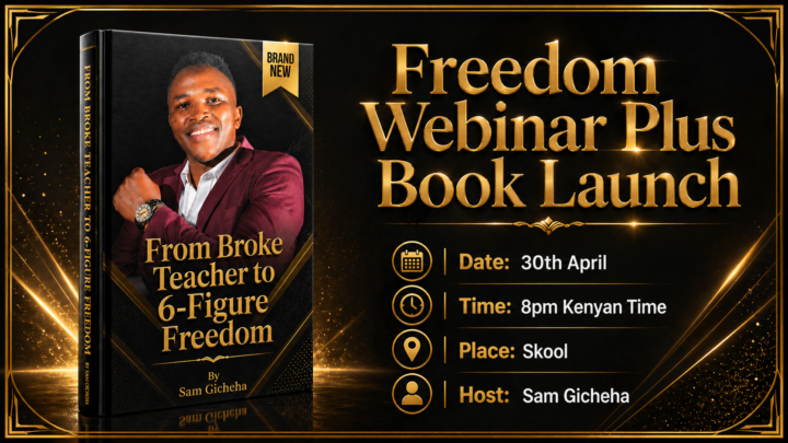 Book Launch + Webinar Going Live in 5 Minutes.