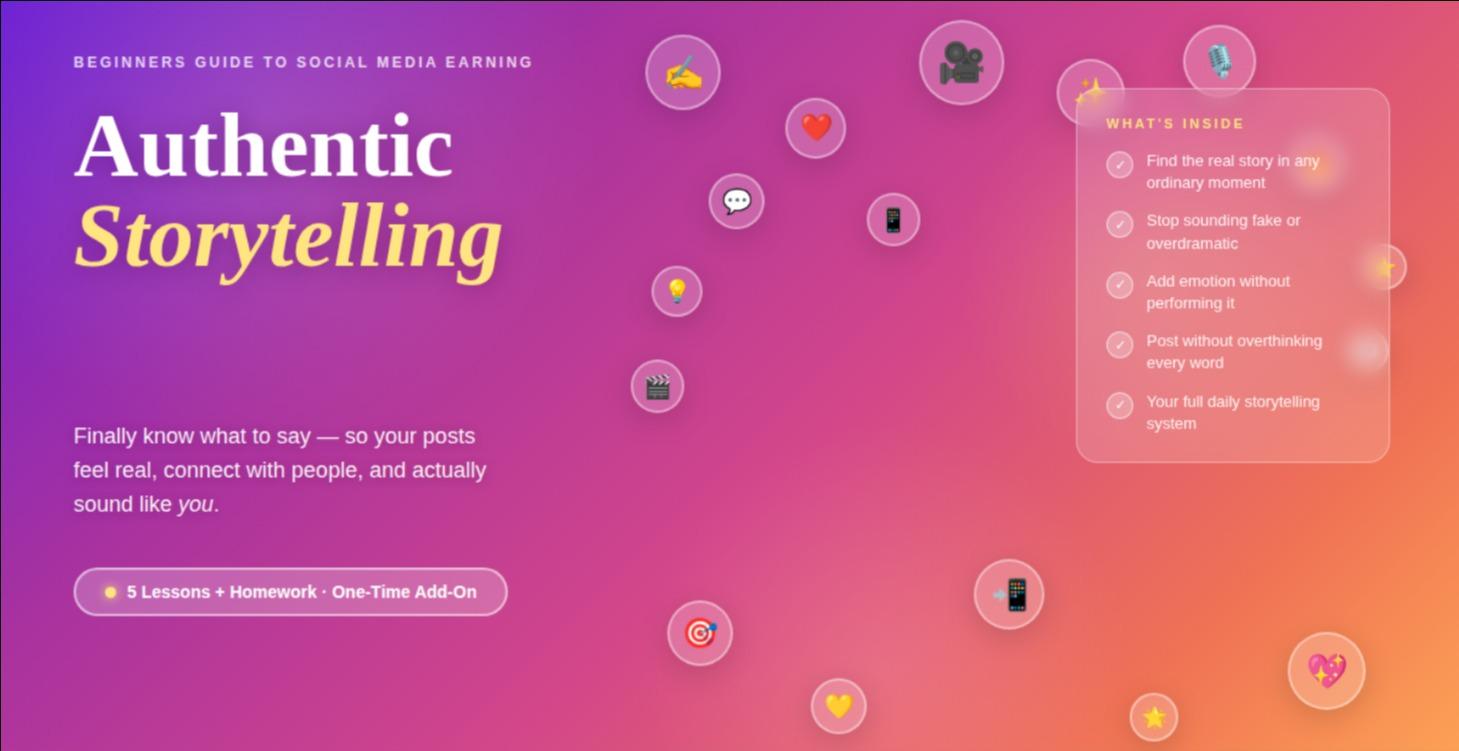 The Authentic Story Telling Lab